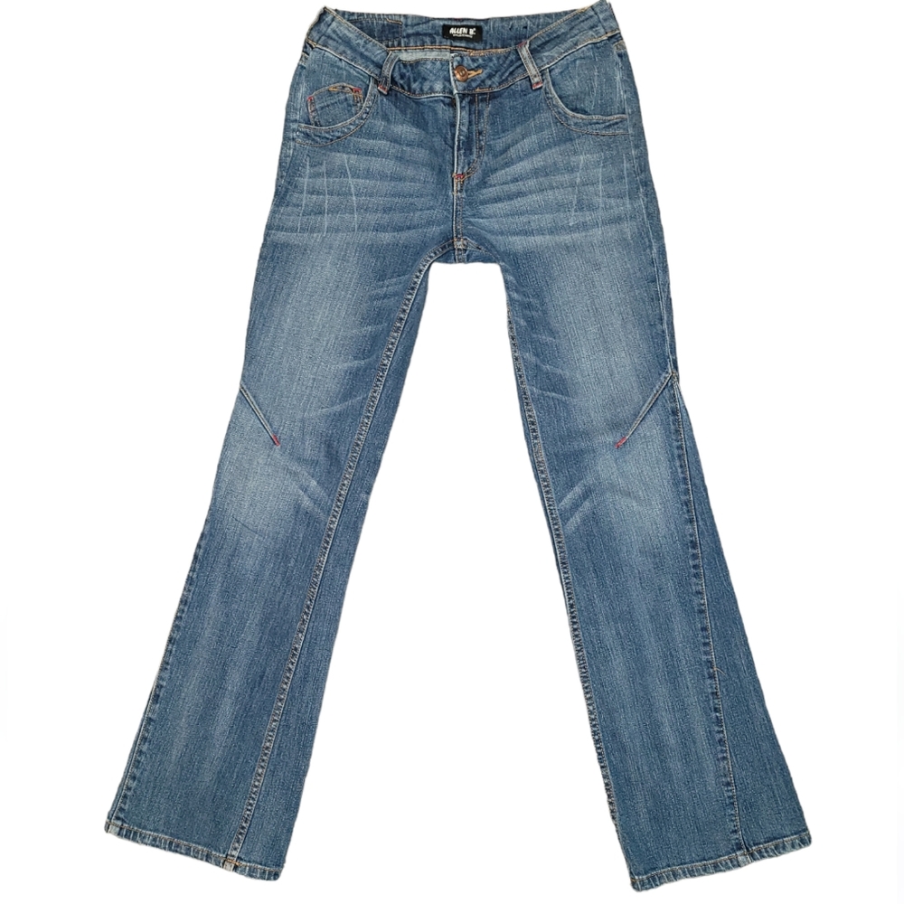 Y2K Low Rise Allen B. By Allen Schwartz Denim Blue Jeans Size 6 Stretch Premium